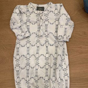 Kate Quinn Baby Robot Gown Onesie, Size 0-3 Months